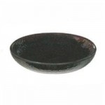 Thunder Group 5705TM Tenmoku Black 11 oz. Round Melamine Rice Bowl - 12/Case