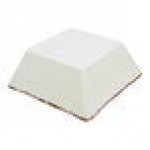 American Metalcraft AWMSQ94 Endurance 125 oz. Square Melamine Serving Bowl - Antique White American Metalcraft AWMSQ94 Endurance 125 oz. Square Melamine Serving Bowl - Antique White