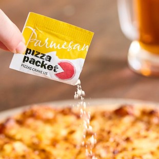 Pizza Packet Parmesan Cheese Packet 0.1 oz. - 200/Case Pizza Packet Parmesan Cheese Packet 0.1 oz. - 200/Case