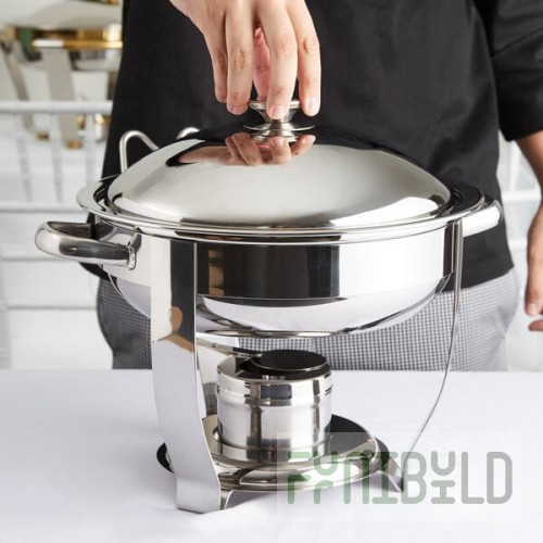 Vollrath 46503 4 Qt. Orion Lift-Off Small Round Chafer