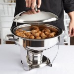 Vollrath 46503 4 Qt. Orion Lift-Off Small Round Chafer