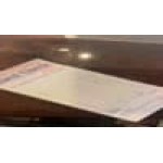 Choice 1 Part Green and White Guest Check with Bottom Guest Receipt - 10/Pack