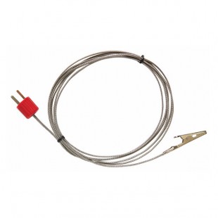 Taylor 5296652GC 8' Lead Type-K Air / Gas Thermocouple Probe with Gator Clip for 5296652 and 9405N Taylor 5296652GC 8' Lead Type-K Air / Gas Thermocouple Probe with Gator Clip for 5296652 and 9405N