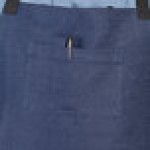 Uncommon Chef 3108 Indigo Customizable 100% Cotton Denim Radical Bib Apron with Black Webbing and 3 Pockets - 34 Uncommon Chef 3108 Indigo Customizable 100% Cotton Denim Radical Bib Apron with Black Webbing and 3 Pockets - 34