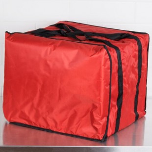 American Metalcraft PB1914 Standard Red Nylon Pizza Delivery Bag with Rack, 19 American Metalcraft PB1914 Standard Red Nylon Pizza Delivery Bag with Rack, 19