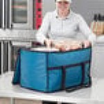 Choice Insulated Food Pan Carrier, Blue Vinyl, 23
