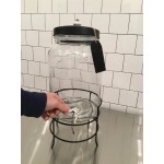 Stylesetter Franklin 3 Gallon Glass Beverage Dispenser with Metal Stand by Jay Companies Stylesetter Franklin 3 Gallon Glass Beverage Dispenser with Metal Stand by Jay Companies
