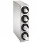 Vollrath 58824-A-A-A-A Stainless Steel 4-Slot Vertical 8 - 44 oz. Countertop Cup Dispenser Cabinet