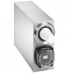 Vollrath 58824-A-A-A-A Stainless Steel 4-Slot Vertical 8 - 44 oz. Countertop Cup Dispenser Cabinet