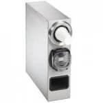Vollrath 58824-A-A-A-A Stainless Steel 4-Slot Vertical 8 - 44 oz. Countertop Cup Dispenser Cabinet