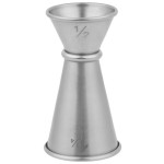 American Metalcraft JG14 0.5 oz. & 1.25 oz. Stainless Steel Japanese Style Jigger American Metalcraft JG14 0.5 oz. & 1.25 oz. Stainless Steel Japanese Style Jigger