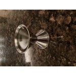 Acopa 0.5 oz. & 1 oz. Black Classic Jigger