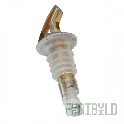 Precision Pours 14 RA 0.25 oz. Rum Amber Measured Liquor Pourer - 12/Pack