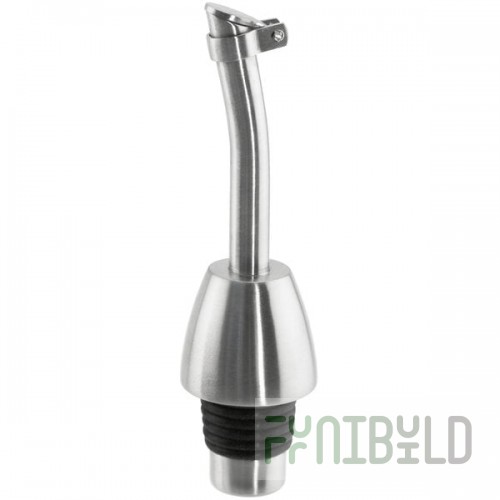 Monopol Pourer Versa Stainless Steel Liquor Pourer with Flip Cap 4060 BXR