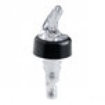 Acopa 1.25 oz. 3-Ball Measured Liquor Pourer with Collar - 12/Case