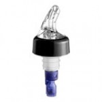 Acopa 1.25 oz. 3-Ball Measured Liquor Pourer with Collar - 12/Case