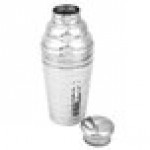 TableCraft BH376 16 oz. Stainless Steel 3-Piece Cobbler Cocktail Shaker