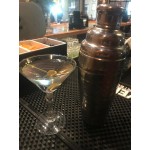 TableCraft BH376 16 oz. Stainless Steel 3-Piece Cobbler Cocktail Shaker