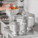 Choice 12 Qt. Aluminum Colander with Base and Handles