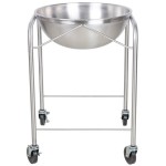 Vollrath 79301 Stainless Steel Mobile Mixing Bowl Stand with 30 Qt. Mixing Bowl