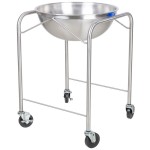 Vollrath 79301 Stainless Steel Mobile Mixing Bowl Stand with 30 Qt. Mixing Bowl