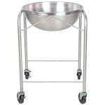 Vollrath 79301 Stainless Steel Mobile Mixing Bowl Stand with 30 Qt. Mixing Bowl