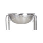 Vollrath 79301 Stainless Steel Mobile Mixing Bowl Stand with 30 Qt. Mixing Bowl