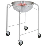 Vollrath 79301 Stainless Steel Mobile Mixing Bowl Stand with 30 Qt. Mixing Bowl
