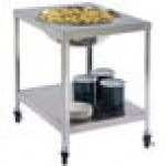 Vollrath 79301 Stainless Steel Mobile Mixing Bowl Stand with 30 Qt. Mixing Bowl