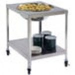 Vollrath 79301 Stainless Steel Mobile Mixing Bowl Stand with 30 Qt. Mixing Bowl