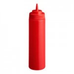 Choice 8 oz. Red Squeeze Bottle - 6/Pack Choice 8 oz. Red Squeeze Bottle - 6/Pack
