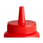 Choice 8 oz. Red Squeeze Bottle - 6/Pack Choice 8 oz. Red Squeeze Bottle - 6/Pack