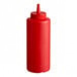 Choice 8 oz. Red Squeeze Bottle - 6/Pack Choice 8 oz. Red Squeeze Bottle - 6/Pack