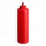 Choice 8 oz. Red Squeeze Bottle - 6/Pack Choice 8 oz. Red Squeeze Bottle - 6/Pack