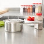 Vollrath 47740 Intrigue 2.25 Qt. Stainless Steel Sauce Pan with Aluminum-Clad Bottom
