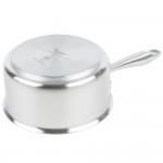 Vollrath 47740 Intrigue 2.25 Qt. Stainless Steel Sauce Pan with Aluminum-Clad Bottom