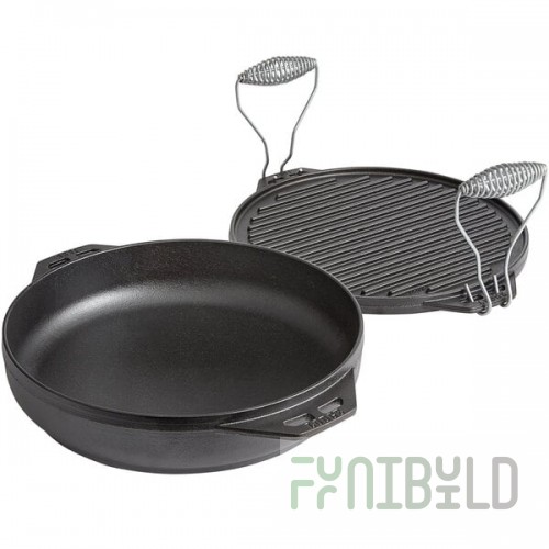 Lodge L14CIA 6.8 Qt. Pre-Seasoned Cast Iron Cook-It-All