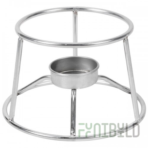 American Metalcraft CIFDR Stainless Steel Stand for CIFD Mini Cast Iron Fondue Pot