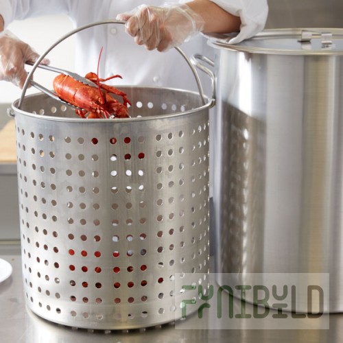 Vollrath 68273 Wear-Ever 80 Qt. Boiler / Fryer Set