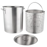 Vollrath 68273 Wear-Ever 80 Qt. Boiler / Fryer Set Vollrath 68273 Wear-Ever 80 Qt. Boiler / Fryer Set