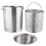 Vollrath 68273 Wear-Ever 80 Qt. Boiler / Fryer Set Vollrath 68273 Wear-Ever 80 Qt. Boiler / Fryer Set