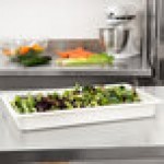 Cambro 12CW148 Camwear® Full Size White Polycarbonate Food Pan - 2 1/2 Cambro 12CW148 Camwear® Full Size White Polycarbonate Food Pan - 2 1/2