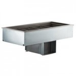 Delfield N8130BP Two Pan Drop In Refrigerated Cold Food Well