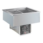 Delfield N8130BP Two Pan Drop In Refrigerated Cold Food Well