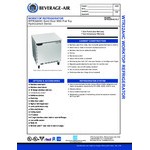 Beverage-Air WTR32AHC-FLT 32