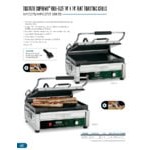Waring WPG250TX Panini Supremo Grooved Top & Bottom Panini Sandwich Grill with Timer - 14 1/2