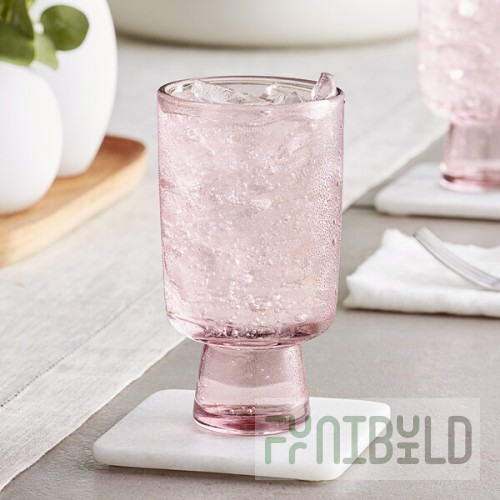 Acopa Pangea 12 oz. Mauve Goblet - 12/Case
