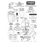Waring 026278 Suction Cup Foot for Blenders Waring 026278 Suction Cup Foot for Blenders