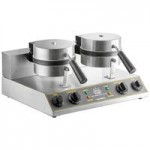 Carnival King WBS180 Brussels / Liege Style Belgian Waffle Maker - 120V