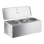 Carnival King 3 Qt. Triple Cone Dip Warmer - 120V, 300W Carnival King 3 Qt. Triple Cone Dip Warmer - 120V, 300W